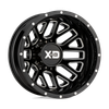 XD XD843 GRENADE DUALLY 20X8.25 GLOSS BLACK MILLED - REAR 8X6.5 - XD843208813198N