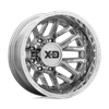 XD XD843 GRENADE DUALLY 17X6.5 CHROME - REAR 8X6.5 - XD843765802155N