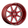 XD XD844 PIKE 22X10 BRUSHED RED WITH MILLED ACCENT 8X170 - XD84422087918N