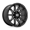 XD XD847 OUTBREAK 20X10 GLOSS BLACK MILLED 6X135 - XD84721063312