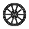 XD XD847 OUTBREAK 22X10 GLOSS BLACK MILLED 8X6.5 - XD84722080312