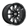 XD XD847 OUTBREAK 17X8 GLOSS BLACK MILLED 5X4.5 - XD84778012335