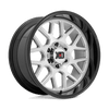 XD XD849 GRENADE 2 22X10 BRUSHED MILLED WITH GLOSS BLACK LIP 8X170 - XD84922087518N