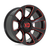XD XD854 REACTOR 20X10 GLOSS BLACK MILLED WITH RED TINT 5X5.0/5.5 - XD85421035918N