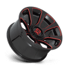 XD XD854 REACTOR 20X10 GLOSS BLACK MILLED WITH RED TINT 5X5.0/5.5 - XD85421035918N