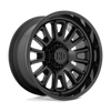 XD XD864 ROVER 20X9 SATIN BLACK WITH GLOSS BLACK LIP 5X5.0 - XD86429050700 XD XD864 ROVER 20X9 SATIN BLACK WITH GLOSS BLACK LIP 5X5.0 - XD86429050700