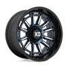 XD XD865 PHOENIX 20X9 METALLIC BLUE MILLED WITH BLACK LIP 6X5.5 - XD865290689A00 XD XD865 PHOENIX 20X9 METALLIC BLUE MILLED WITH BLACK LIP 6X5.5 - XD865290689A00