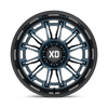 XD XD865 PHOENIX 20X9 METALLIC BLUE MILLED WITH BLACK LIP 6X5.5 - XD865290689A00 XD XD865 PHOENIX 20X9 METALLIC BLUE MILLED WITH BLACK LIP 6X5.5 - XD865290689A00