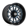 XD XD865 PHOENIX 20X9 METALLIC BLUE MILLED WITH BLACK LIP 6X5.5 - XD865290689A18 XD XD865 PHOENIX 20X9 METALLIC BLUE MILLED WITH BLACK LIP 6X5.5 - XD865290689A18