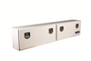 Top Mount; White Steel Truck Tool Box 96in.Lx12in.Wx16in.H Double Door 64210152