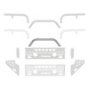 Modular Front Jeep Bumper Center Brush Guard 15600-5-2