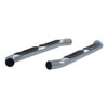 3 Round Polished Stainless Side Bars, Select Toyota FJ Cruiser 202011-2