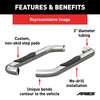 Aries 3 in. Round Side Bars 203040-2