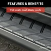 AeroTread 5 x 70 Black Stainless Running Boards, Select Hyundai Santa Fe 2061026