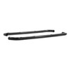 3 Round Black Steel Side Bars, Select Nissan Frontier 209008