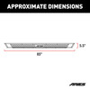 5.5 AdvantEDGE Side Bar with Brackets, Chrome Powder Coat 2555017