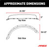 Ford Bronco Tubular-Style Front Fender Flares for 2-Door & 4-Door 1500302