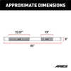 6" x 85" Polished Stainless Oval Side Bars, Select Lincoln Navigator 4444050