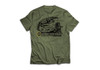 Military Green Frost 4XL T- Shirt MG4XL