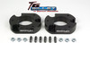 2.0'' Leveling Kit T6 Billet Black without Shocks T6-2059-K
