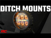 LED Light Kit | Ditch Mount | 2 Black Pair | Amber DRL | Toyota Tacoma (16-23) 71083