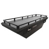 63in Crossover Tool Box Low Profile Notched Matte Black w/Rail S63LPFNRLMB