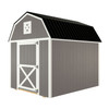 8x10 Lofted Barn with LP Smart Siding and Metal Roof - 800 C