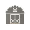 12x12 Lofted Barn with LP Smart Siding and Metal Roof - 805 L