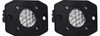 RIGID Ignite Back-Up Kit, Diffused Lens, Flush Mount, Black Housing, Pair
