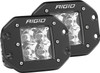 RIGID D-Series PRO LED Light, Spot Optic, Flush Mount, Pair