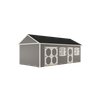 12x24 Lofted Utlity Handyman with LP Smart Siding and Shingle Roof - 812 L