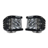 RIGID D-SS PRO Side Shooter, Flood Optic, Surface Mount, Black Housing, Pair