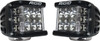 RIGID D-SS PRO Side Shooter, Driving Optic, Surface Mount, Black Housing, Pair