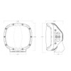RIGID Light Cover for Adapt XP, Clear,Single RIGID Light Cover for Adapt XP, Clear,Single