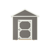 8x12 Utility with LP Smart Siding and Shingle Roof - 800 L