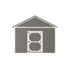 12x12 Utility with LP Smart Siding and Metal Roof - 800 L