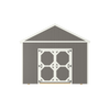 12x32 Utility with LP Smart Siding and Shingle Roof - 805 C