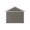 12x32 Utlity Garage with LP Smart Siding and Metal Roof - 811 C