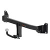 Class I 1-1/4 Trailer Hitch, Pin & Clip, 1 7/8 Ball Euro Mount 115301