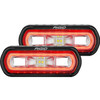 RIGID SR-L Series Off-Road Spreader Pod, 3 Wire, Surface Mount, Red Halo, Pair