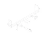 Tow Bar Base Plate, Toyota  Matrix E13 BX3750