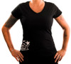 RS007BS - Ladies' Soft Style Race Sport Lighting T-Shirt (Black) (S)