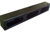 RS-103-3 - 6x2.5in Triple Oval Powder Coated Steel Truck Light Box w/ Knockouts