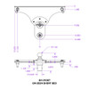 GoosePuck 5" offset ball-puck mount for GM Short Bed 2020 to current 25K Towing GH-21007