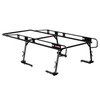 Truck Rack; Compact; Height 33.38 in.; Length 127.82 in.; Width 66.25 in.; Stake Pockets; Clamps Bolts; Protective Tape; Steel; Bed Rail; No-Drill Clamp; 1345-52-02