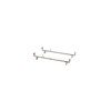 All Purpose Rack; 3.80 ft.; Depth 2 in.; Height 12 in.; Width 70 in.; White; Aluminum; Channel; Gutter; Powder Coat Finish; Full Size; 2 Cross Members; 209-3-03 All Purpose Rack; 3.80 ft.; Depth 2 in.; Height 12 in.; Width 70 in.; White; Aluminum; Channel; Gutter; Powder Coat Finish; Full Size; 2 Cross Members; 209-3-03