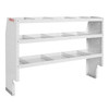 Heavy Duty Shelf Unit; Adjustable; 4.8 ft.; Depth 16 in.; Height 44 in.; Width 60 in.; White; Steel; 12 Dividers; 3 Shelves; Shelf Depth 2 in.; 9346-3-03