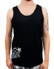 RS250BXXL - Men's Race Sport Lighting Tank Top (Black) (2XL)