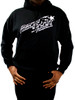 RS342BM - Men's Race Sport Heavy Blend Hooded Sweatshirt (Black) (M)