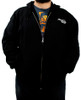 RS343BXL - Men's Race Sport Heavy Blend Full-Zip Hooded Sweatshirt (Black) (XL)